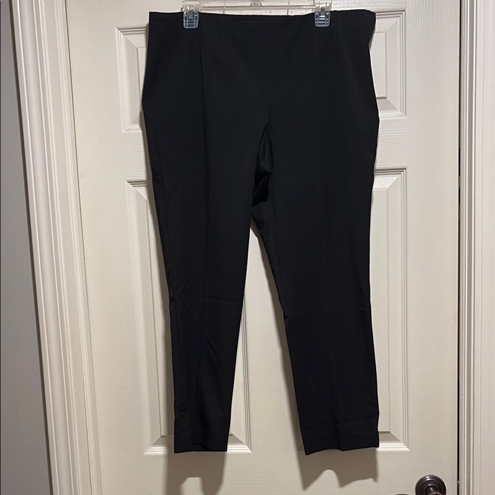 Talbots Black Curvy Straight Leg Pants